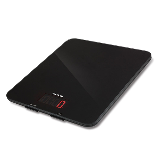 Picture of Salter 1150 BKDR 5kg Glass Electronic Kitchen Scales - Black