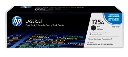 Picture of HP Toner CB 540 AD Twin Pack black   No. 125 A