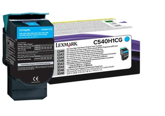 Изображение Lexmark C540H1CG toner cartridge 1 pc(s) Original Cyan