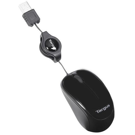 Picture of Targus AMU75EU mouse Ambidextrous USB Type-A Blue Trace 1000 DPI