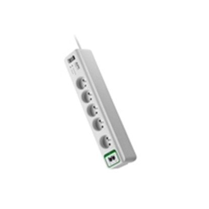 Picture of APC PM5T-FR surge protector White 5 AC outlet(s) 230 V 1.83 m