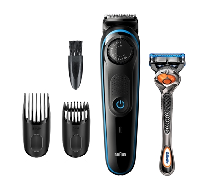 Изображение Braun BT3240 beard trimmer Wet & Dry Black, Blue