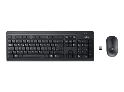 Attēls no Fujitsu LX410 keyboard Mouse included RF Wireless QWERTY English Black