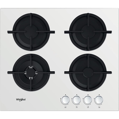 Picture of Whirlpool AKT 625/WH hob White Built-in Gas 4 zone(s)