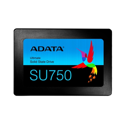 Attēls no ADATA | Ultimate SU750 3D NAND SSD | 512 GB | SSD interface SATA | Read speed 550 MB/s | Write speed 520 MB/s