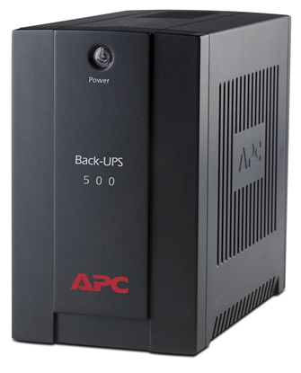 Pilt APC Back-UPS 500VA,AVR, IEC outlets, EU Medium