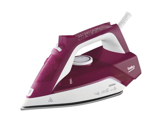 Picture of Beko SIM3126R iron Steam iron Ceramic soleplate 2600 W Red