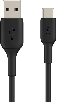 Attēls no Belkin USB-C/USB-A Cable 2m PVC, black CAB001bt2MBK