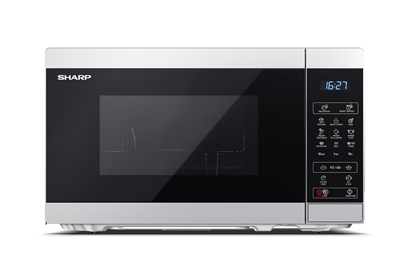 Picture of Sharp YC-MG02E-S microwave Countertop Combination microwave 20 L 800 W Black, Steel