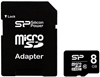 Picture of Silicon Power memory card microSDHC 8GB Class 10 + adapter