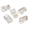 Picture of Cablexpert | Modular plug 8P8C for solid LAN cable CAT5, UTP, 10 pcs. per bag | Modular 8P8C RJ45 plug, 30u” gold plated, 3-fork internal contacts for use with solid LAN cables