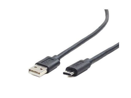 Изображение Cablexpert | USB 2.0 AM to Type-C cable (AM/CM), 3 m | USB-C to USB-A USB Type-C (male) | USB 2 AM (male)