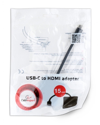 Изображение Cablexpert USB-C to HDMI adapter, Black | Cablexpert