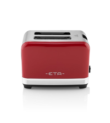 Attēls no ETA | ETA916690030 | Storio Toaster | Power 930 W | Housing material Stainless steel | Red