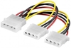 Изображение Goobay Molex - Molex x2, 0.2m, Wielokolorowy (50684)