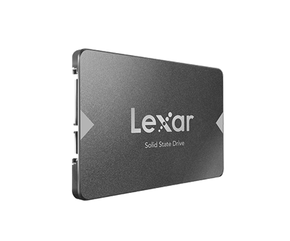 Attēls no SSD|LEXAR|NS100|512GB|SATA 3.0|Write speed 450 MBytes/sec|Read speed 550 MBytes/sec|2,5"|LNS100-512RB