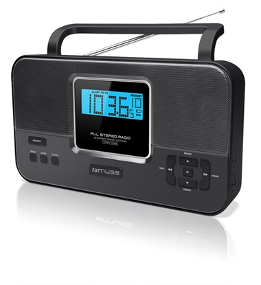 Picture of Muse | M-087R | 2-band PLL stereo portable radio | Black