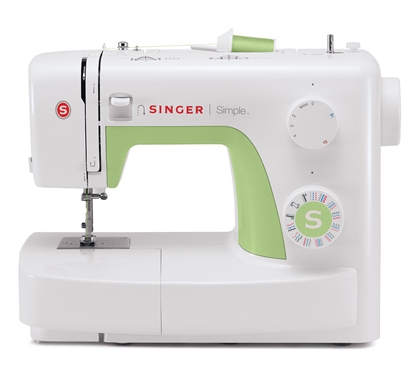 Picture of Singer | Simple 3229 | Sewing Machine | Number of stitches 31 | Number of buttonholes 1 | White/Green