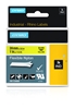 Picture of Dymo Rhino Flexible Nylon Tape 24 mm x 3,5 m black to yellow