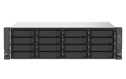 Изображение QNAP TS-1673AU-RP-16G NAS/storage server Rack (3U) Ethernet LAN Black, Grey V1500B