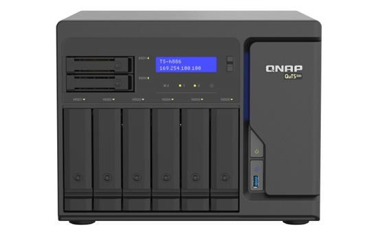 Picture of QNAP TS-h886 NAS Tower Ethernet LAN Black D-1622