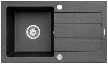 Attēls no Sink MAIDSINKS Promo 76x44 1B 1D black