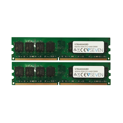Изображение V7 4GB DDR2 PC2-6400 800MHZ DIMM Desktop Memory Module V7K64004GBD