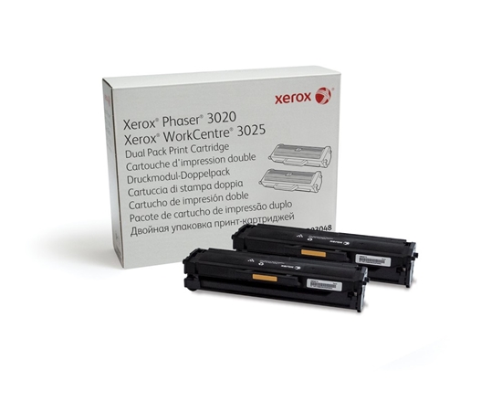 Picture of Xerox 106R03048 toner cartridge 2 pc(s) Original Black