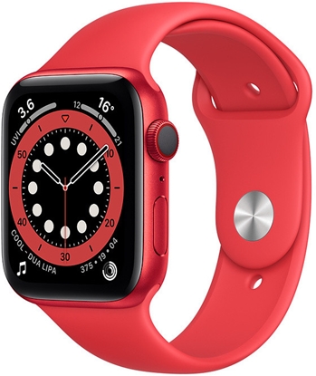 Attēls no Apple Watch 6 GPS + Cellular 44mm Sport Band (PRODUCT)RED (M09C3EL/A)