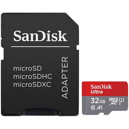 Picture of SanDisk Ultra 32GB MicroSDHC + Adapter