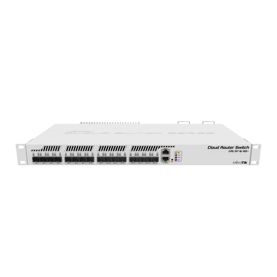 Изображение Switch|MIKROTIK|Type L3|CRS317-1G-16S+RM