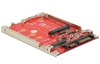 Изображение Delock 2.5″ Converter SATA 22 pin > M.2 / mSATA with frame 7 mm