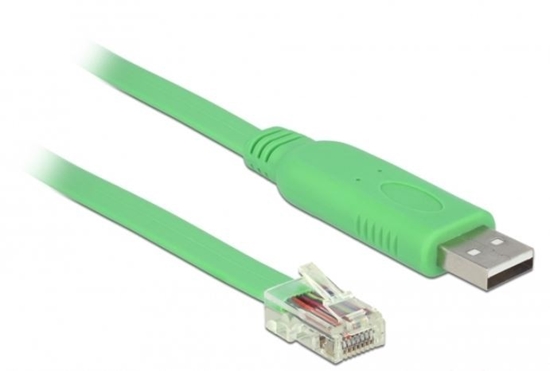 Изображение Delock Adapter USB 2.0 Type-A male > 1 x Serial RS-232 RJ45 male