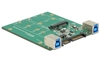Picture of Delock Converter SATA / USB 3.1 Type-B female - M.2 / mSATA Slot