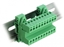 Picture of Delock Terminal Block Set for DIN Rail 10 pin with pitch 5.08 mm angled