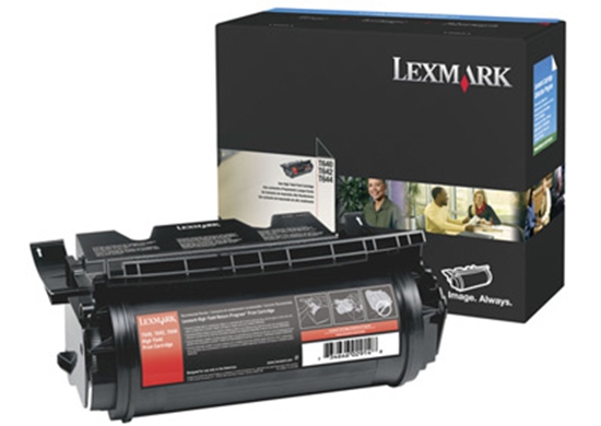 Изображение Lexmark T640, T642, T644 High Yield Print Cartridge toner cartridge Original Black