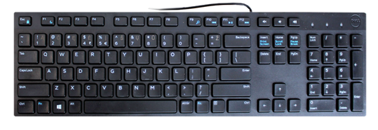 Picture of Dell | Black | KB216 | Multimedia | Wired | US | Black | Lithuanian | Numeric keypad