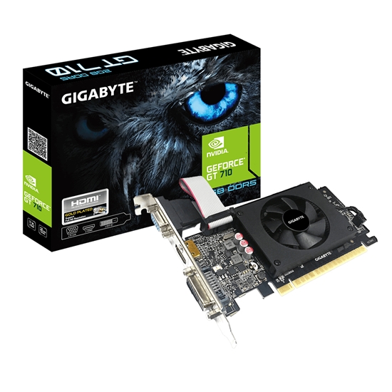 Изображение Gigabyte GV-N710D5-2GIL graphics card NVIDIA GeForce GT 710 2 GB GDDR5