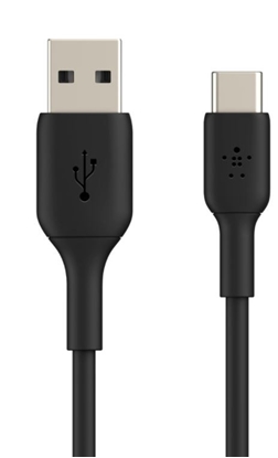 Attēls no Belkin USB-C/USB-A Cable 15cm PVC, black CAB001bt0MBK