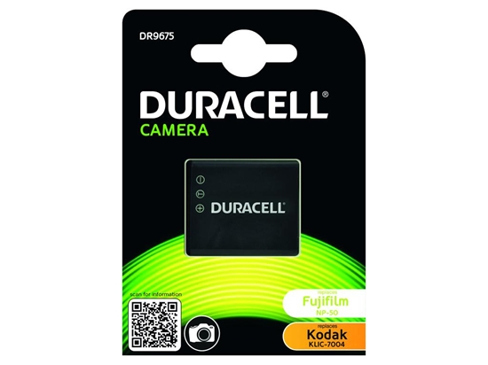 Picture of Duracell Li-Ion Akku 770 mAh for Fujifilm NP-50 Pentax D-LI68