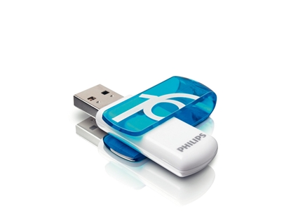 Attēls no Philips USB 2.0             16GB Vivid Edition Ocean Blue