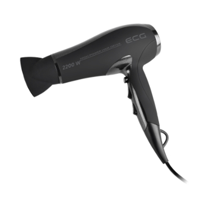 Attēls no ECG Hair dryer VV 115, 2200W, 3 levels of heating, 2 levels of power, Cool air function, Overheating protection