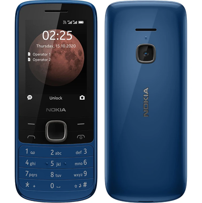 Изображение Nokia | Yes | 225 4G TA-1316 | Blue | 2.4 " | TFT | 240 x 320 pixels | 64 MB | 128 MB | Dual SIM | Nano-SIM | 3G | Bluetooth | 5.0 | USB version MicroUSB | Built-in camera | Main camera 0.3 MP | 1150 mAh