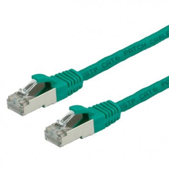 Picture of VALUE S/FTP Patch Cord Cat.6 (Class E), halogen-free, green, 3 m