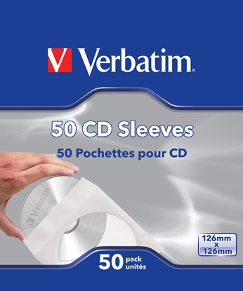 Attēls no Verbatim CD/DVD Papersleeve 50-Pack