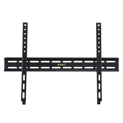 Изображение Universal fixed wall mount for TV up to 84", VESA wall mount compatible: 100x100 mm, 200x200 mm, 300x300 mm, 400x400 mm, 600x400 mm, wall Distance 2 cm, integrated bubble level for straight mounting, mounting templates and hardware included