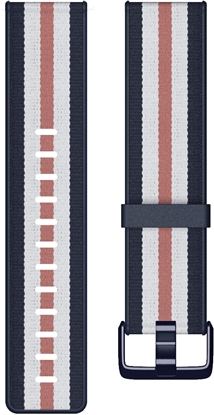 Изображение Fitbit watch strap Versa Woven L, navy/pink