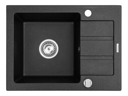 Изображение One-bowl sink with draining board Maidsinks Promo 62x44 1B 1D E070053701