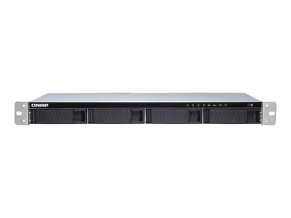 Attēls no QNAP TS-431XeU NAS Rack (1U) Ethernet LAN Black, Stainless steel Alpine AL-314