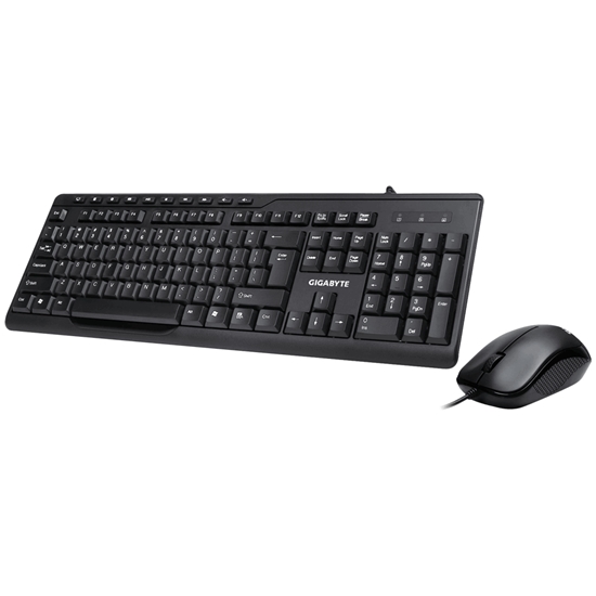 Picture of Gigabyte KM6300 keyboard Mouse included USB Black